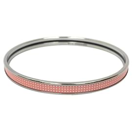 Hermes HERMES Bangle Bracelet Uni H Pink x Silver - Hermès