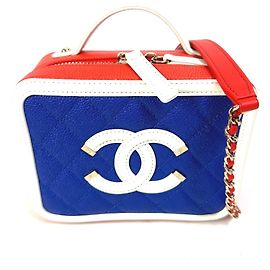 Borsa a spalla tricolore CC Mark A93342 di Chanel