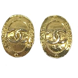 Orecchini a clip in oro vintage di Chanel