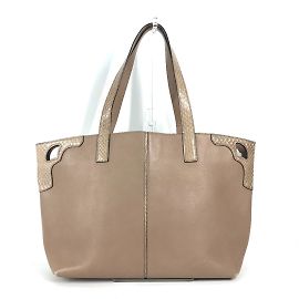 Borsa a spalla in pelle beige Cartier