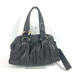 Bulgari Borsa a spalla in pelle marrone Bvlgari