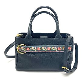Borsa in pelle nera Etro