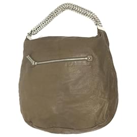 Borsa a spalla in pelle marrone Christian Louboutin