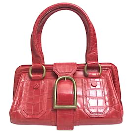 Rote Lederhandtasche von Celine - Céline