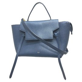 Céline Celine Navy Lederhandtasche