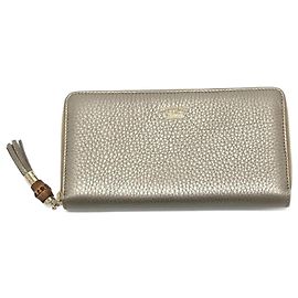 Gucci Bamboo Zip Around Long Wallet