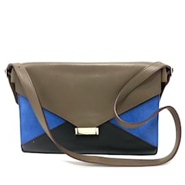 Céline Borsa a spalla in pelle marrone Celine
