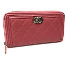 Chanel A68733 Boy Zip Around Long Wallet
