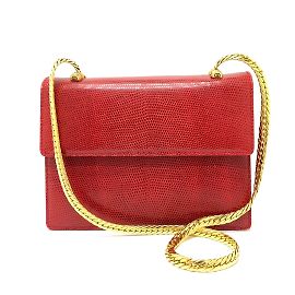 Borsa a Spalla Gucci Old in Rosso