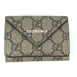 Portafoglio Trifold Gucci Beige