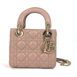 Borsa a spalla Cannage Chain di Christian Dior