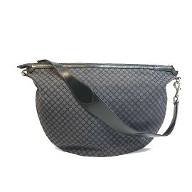 Borsa a spalla Gucci nera e grigia