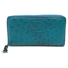 Gucci Blau Lange Brieftasche
