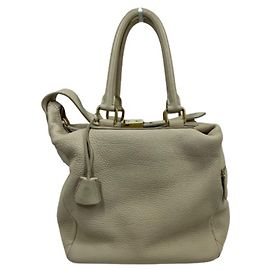 Céline Borsa a mano Celine con logo vintage in beige