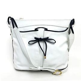Céline Celine Schultertasche mit Bandmotiv