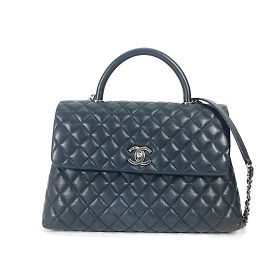 Bolsa de couro preto Chanel A92991