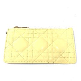 Monedero de charol Cannage Christian Dior