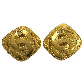 Gold Clip Ohrringe Chanel 96A