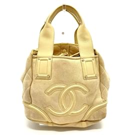 Borsa Chanel CC Mark in beige