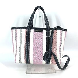 Bolsa de Ombro Balenciaga 671404 Stripe 2WAY