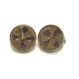 Orecchini a clip dorati Chanel 01C