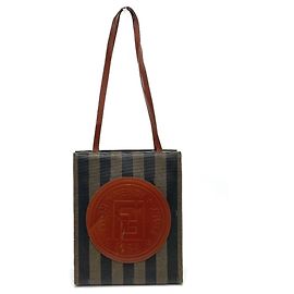 Borsa a Spalla Fendi Pecan