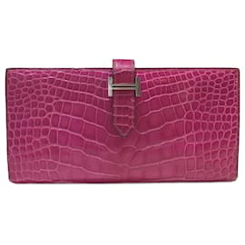 Cartera larga bifold Souffle Bearn de Hermès