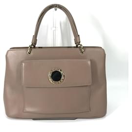 Bulgari Borsa a spalla in pelle rosa Bvlgari