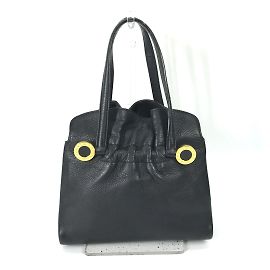 Bulgari Borsa tote in pelle nera Bvlgari