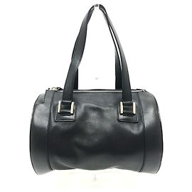 Bulgari Borsa in pelle nera Bvlgari