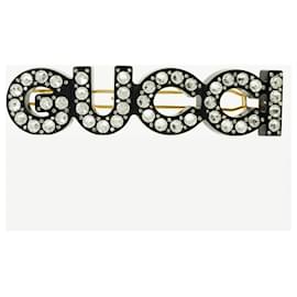 Fermaglio per capelli in cristallo Gucci