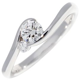 Autre Marque Platin-Diamantring Pt900 0,30 ct/0,05 ct Größe 10