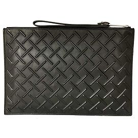 Clutch grafica in pelle nappa Bottega Veneta 592643