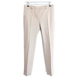 Calças leves de gabardine bege Joseph Bing Court-Pant