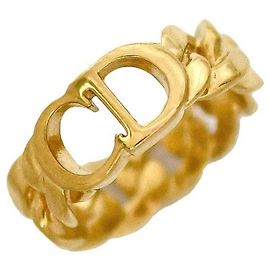 Anello a fascia placcato oro Christian Dior