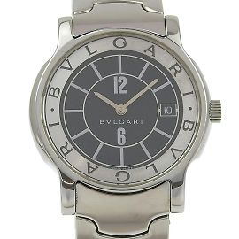 Bulgari Relógio de pulso masculino Bvlgari Solotempo ST35S
