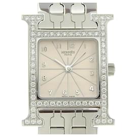 Hermes H Watch with Diamond Bezel - Hermès