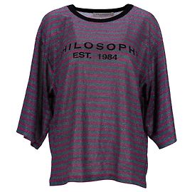 Autre Marque T-shirt a righe Philosophy di Lorenzo Serafini in nylon multicolore