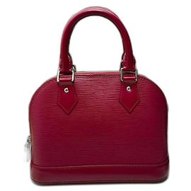Borsa Louis Vuitton Alma BB Pelle Epi Rosa Fucsia