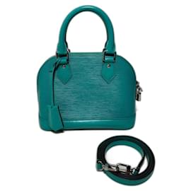 Louis Vuitton Alma BB Pelle Epi Turchese