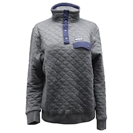 Patagonia Quilt Snap-T® Pullover aus grauer Baumwolle - Autre Marque