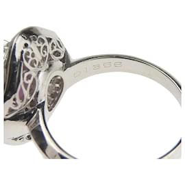 Platinlila Sternsaphirring PT900 3,39 ct Diamant 1,356 ct Größe 12 - Autre Marque