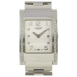 Autre Marque LANVIN Damen Quarz Uhr mit Diamantlünette FL1421S