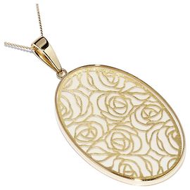 Autre Marque Collana con Pendente in Oro Rosa K24YG Au750