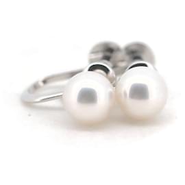 Autre Marque Orecchini Polaris Pearl 7,2mm in oro bianco K14WG