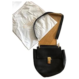 Borsa a spalla Chloé in pelle nera