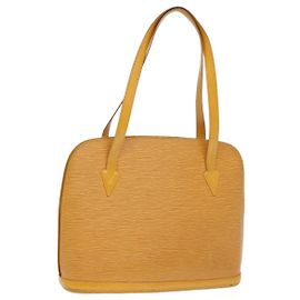 LOUIS VUITTON Borsa a Spalla Epi Lussac Gialla M52289 LV Auth 80263
