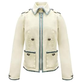 ¡Raro! Chaqueta Chanel 2008 08P botones con logo CC de Karl Lagerfeld 2008