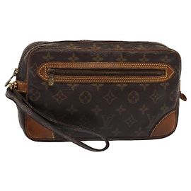 LOUIS VUITTON Monogram Marly Dragonne GM Clutch Bag M51825 LV Auth 81133