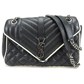 Saint Laurent Leder Schultertasche